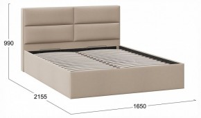 Кровать двуспальная Глосс с ПМ Тип 1 в Тюмени - tumen.ok-mebel.com | фото 4