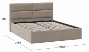 Кровать двуспальная Глосс с ПМ Тип 1 в Тюмени - tumen.ok-mebel.com | фото 4