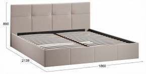 Кровать двуспальная Лора с ПМ в Тюмени - tumen.ok-mebel.com | фото 4