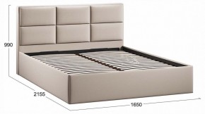 Кровать двуспальная Стелла с ПМ Тип 1 в Тюмени - tumen.ok-mebel.com | фото 3