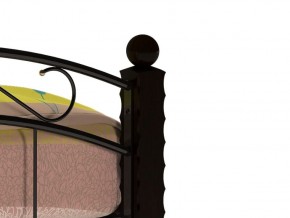 Кровать Гарда-15 с основанием (900) черная в Тюмени - tumen.ok-mebel.com | фото 4