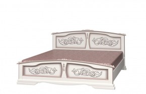 ЕЛЕНА Кровать из массива 1400 (Дуб Молочный) в Тюмени - tumen.ok-mebel.com | фото