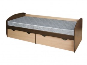 Кровать КД-1.8 с ящиком (Венге/Дуб молочный) в Тюмени - tumen.ok-mebel.com | фото 1