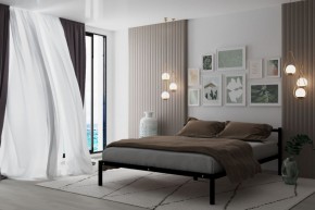 Кровать Мета с матрасом 1400 (черный) в Тюмени - tumen.ok-mebel.com | фото 2