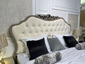 Кровать Мокко 1600 с мягким изголовьем + основание (серый камень) в Тюмени - tumen.ok-mebel.com | фото 2