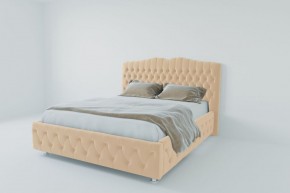 Кровать Нягань с ПМ 2000 (экокожа бежевая) в Тюмени - tumen.ok-mebel.com | фото 2
