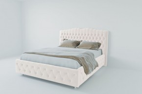 Кровать Нягань с ПМ 2000 (экокожа белая) в Тюмени - tumen.ok-mebel.com | фото 2