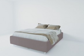 Кровать Подиум с ортопедическим основанием 800 (велюр темно-серый) в Тюмени - tumen.ok-mebel.com | фото