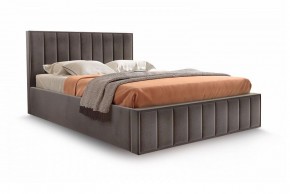 Кровать "Вена" 1400 СТАНДАРТ Вариант 3 Мора коричневый + бельевой ящик с кроватным основанием и подъемным механизмом в Тюмени - tumen.ok-mebel.com | фото