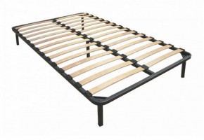 Кровать "Вена" 1400 СТАНДАРТ Вариант 3 Мора коричневый + ортопедическое основание на 5 опорах в Тюмени - tumen.ok-mebel.com | фото 2