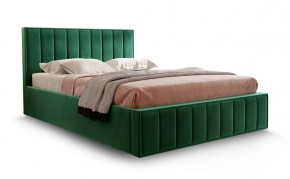 Кровать "Вена" 1400 СТАНДАРТ Вариант 1 Мора зеленый + бельевой ящик с кроватным основанием и подъемным механизмом в Тюмени - tumen.ok-mebel.com | фото 1