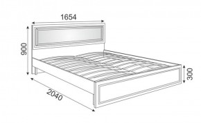 Кровать 1.6 Беатрис М10 с мягкой спинкой и ортопедическим основанием (дуб млечный) в Тюмени - tumen.ok-mebel.com | фото 3