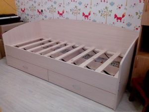 Кровать Соло-софа 1 с ящиками в Тюмени - tumen.ok-mebel.com | фото 2
