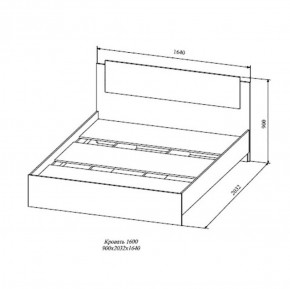 СОФИ СКР1600.1 Кровать 1600 в Тюмени - tumen.ok-mebel.com | фото 2