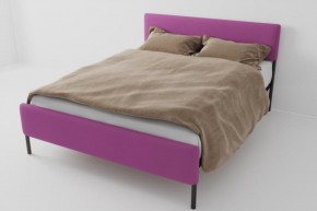 Кровать Стандарт Мини с ортопедическим основанием 1200 (велюр розовый) в Тюмени - tumen.ok-mebel.com | фото