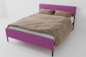 Кровать Стандарт Мини с ортопедическим основанием 800 (велюр розовый) в Тюмени - tumen.ok-mebel.com | фото