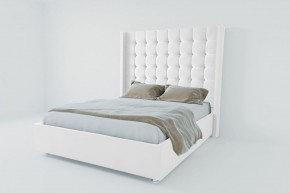 Кровать Венеция ЛЮКС с ПМ 900 (экокожа белая) в Тюмени - tumen.ok-mebel.com | фото 2