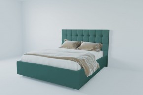 Кровать Венеция с ПМ 1200 (велюр бирюзовый) в Тюмени - tumen.ok-mebel.com | фото 2