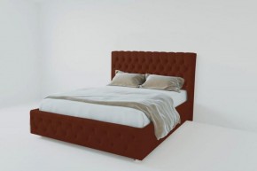 Кровать Версаль 1200 без основания (велюр бордо) в Тюмени - tumen.ok-mebel.com | фото