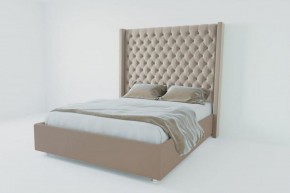 Кровать Версаль ЛЮКС без основания 800 (велюр серый) в Тюмени - tumen.ok-mebel.com | фото