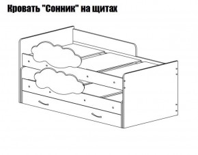 Кровать выкатная Соник (800*1900) в Тюмени - tumen.ok-mebel.com | фото 2