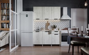 Кухня ДИОР 1500 (Белый/Дуб Крафт белый) в Тюмени - tumen.ok-mebel.com | фото