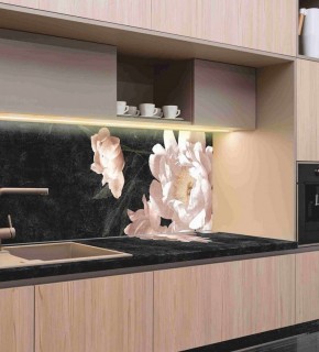 Кухонный фартук со столешницей (А-05) в едином стиле (3050 мм) в Тюмени - tumen.ok-mebel.com | фото
