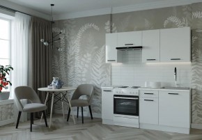Кухонный гарнитур Белый Глянец 1800 (Стол. 38мм) в Тюмени - tumen.ok-mebel.com | фото