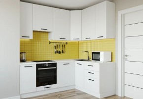 Кухонный гарнитур Белый Глянец 2200*1600 h950 (Стол. 26мм) в Тюмени - tumen.ok-mebel.com | фото