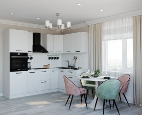 Кухонный гарнитур Белый Глянец 2400*1600 (Стол. 26мм) в Тюмени - tumen.ok-mebel.com | фото