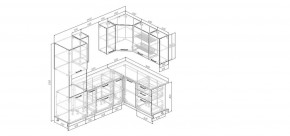 Кухонный гарнитур Белый Глянец 2400*1600 (Стол. 26мм) в Тюмени - tumen.ok-mebel.com | фото 2