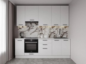 Кухонный гарнитур Белый Глянец 2400 h950 (Стол. 26мм) в Тюмени - tumen.ok-mebel.com | фото