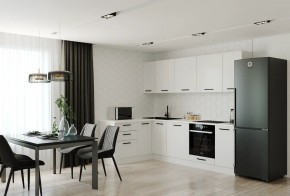 Кухонный гарнитур Белый Глянец 2600*1600 (Стол. 26мм) в Тюмени - tumen.ok-mebel.com | фото