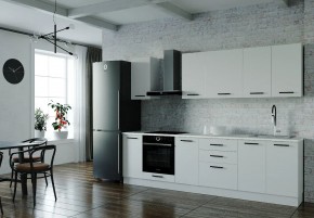 Кухонный гарнитур Белый Глянец 2800 (Стол. 38мм) в Тюмени - tumen.ok-mebel.com | фото