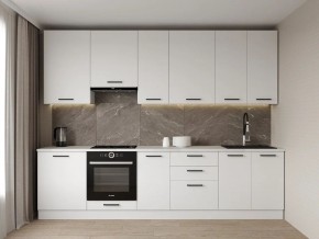 Кухонный гарнитур Белый Глянец 3000 h950 (Стол. 26мм) в Тюмени - tumen.ok-mebel.com | фото
