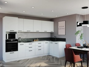 Кухонный гарнитур Белый Глянец 3200*1400 (Стол. 26мм) в Тюмени - tumen.ok-mebel.com | фото