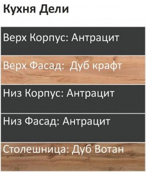 Кухонный гарнитур Дели 1000 (Стол. 38мм) в Тюмени - tumen.ok-mebel.com | фото 3