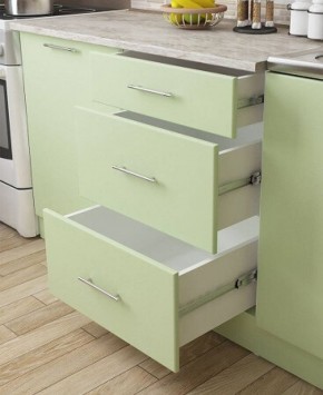 Кухонный гарнитур Флоренс Грин (1600) в Тюмени - tumen.ok-mebel.com | фото 2