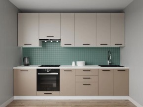 Кухонный гарнитур Каппучино 3000 h950 (Стол. 38мм) в Тюмени - tumen.ok-mebel.com | фото