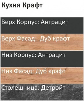 Кухонный гарнитур Крафт 2200 (Стол. 26мм) в Тюмени - tumen.ok-mebel.com | фото 3