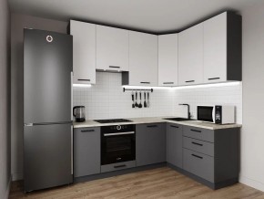 Кухонный гарнитур Меренга 2200*1600 h950 (Стол. 26мм) в Тюмени - tumen.ok-mebel.com | фото