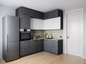 Кухонный гарнитур Меренга 2200*1700 (Стол. 26мм) в Тюмени - tumen.ok-mebel.com | фото