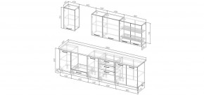 Кухонный гарнитур Меренга 2800 (Стол. 38мм) в Тюмени - tumen.ok-mebel.com | фото 2
