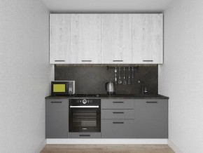 Кухонный гарнитур Санторини 2200 h 950 (Стол. 38мм) в Тюмени - tumen.ok-mebel.com | фото