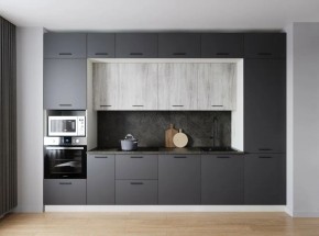 Кухонный гарнитур Санторини 3400 (Стол. 38мм) в Тюмени - tumen.ok-mebel.com | фото