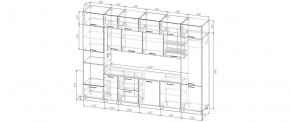 Кухонный гарнитур Санторини 3400 (Стол. 38мм) в Тюмени - tumen.ok-mebel.com | фото 2