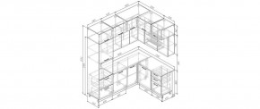 Кухонный гарнитур Старое Дерево 2200*1700 (Стол. 38мм) в Тюмени - tumen.ok-mebel.com | фото 2
