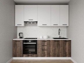 Кухонный гарнитур Старое Дерево 2400 h950 (Стол. 38мм) в Тюмени - tumen.ok-mebel.com | фото
