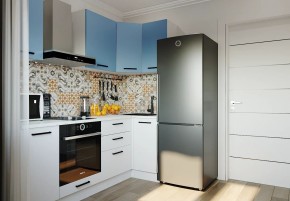 Кухонный гарнитур угловой Капри 2200х1000 (Стол. 26мм) в Тюмени - tumen.ok-mebel.com | фото