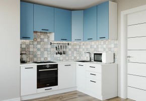 Кухонный гарнитур угловой Капри 2200х1600 h950 (Стол. 26мм) в Тюмени - tumen.ok-mebel.com | фото